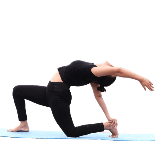 Anjaneyasana Quad Stretch Variation